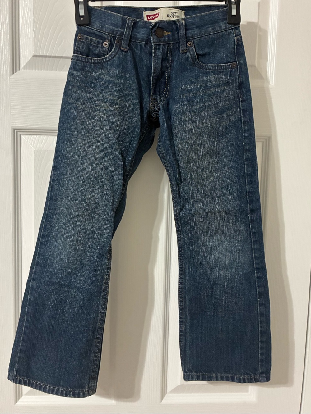 Levi's 527 Boot Cut Jeans Boys 8 Slim W22"xL22" W56CM Med Wash 100% Cotton